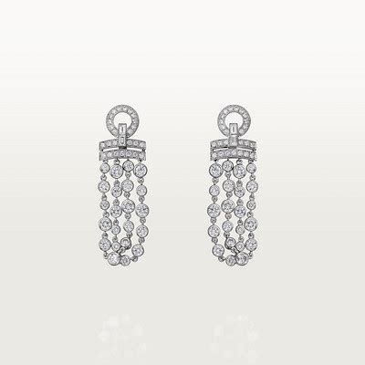 Boucles d'oreilles Agrafe : or rose, diamants, or blanc 